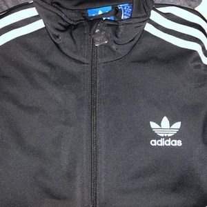 Black adidas zip up sweater